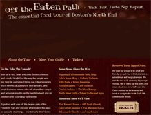 Tablet Screenshot of offtheeatenpathtours.com